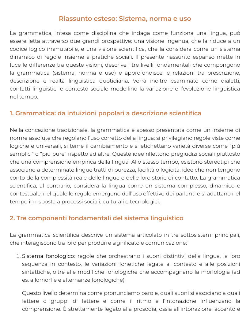 Riassunto di Linguistica applicata e digitale