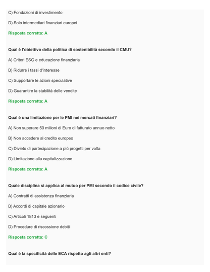 Diritto della Finanza di Impresa