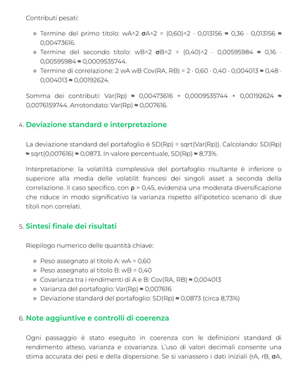 Riassunto di Finanza Quantitativa e Derivati