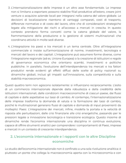 Riassunto di Economia Internazionale - MA1757