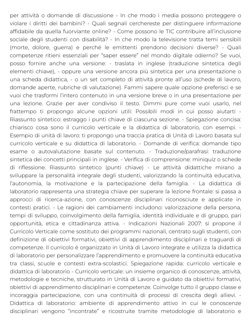 Riassunto di Psicologia generale — Pegaso