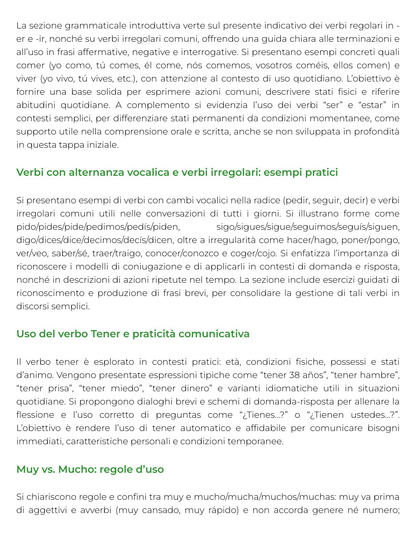 Riassunto di Lingua spagnola