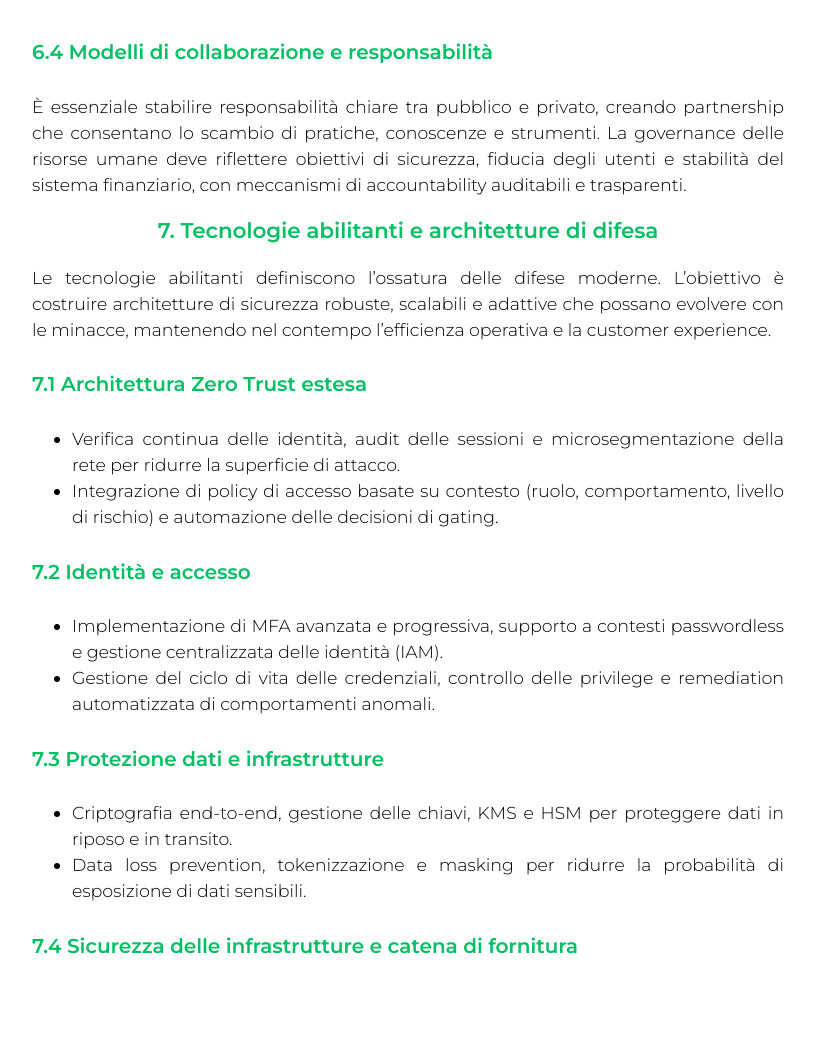 Riassunto di Cyber Security e operatori bancari e finanziari