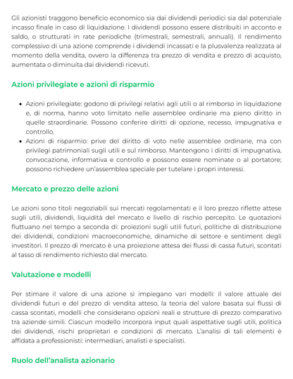 Riassunto di Analisi dei Mercati Finanziari