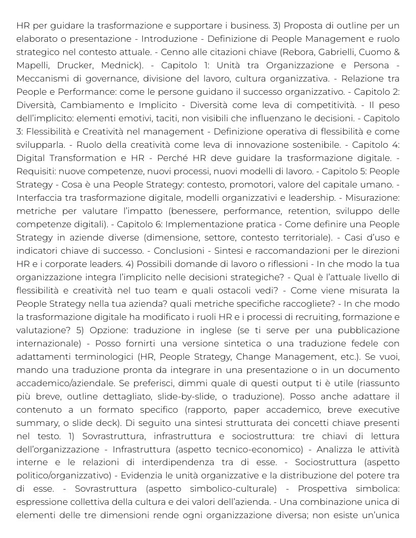 Riassunto di Organizzazione e sviluppo delle risorse umane