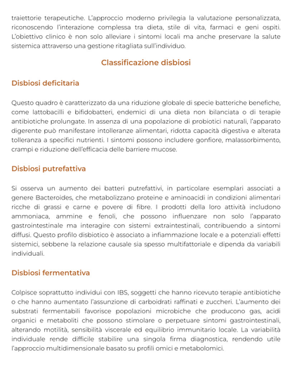 Riassunto di L'analisi del microbiota intestinale nello sportivo approcci dietetici e integrativi