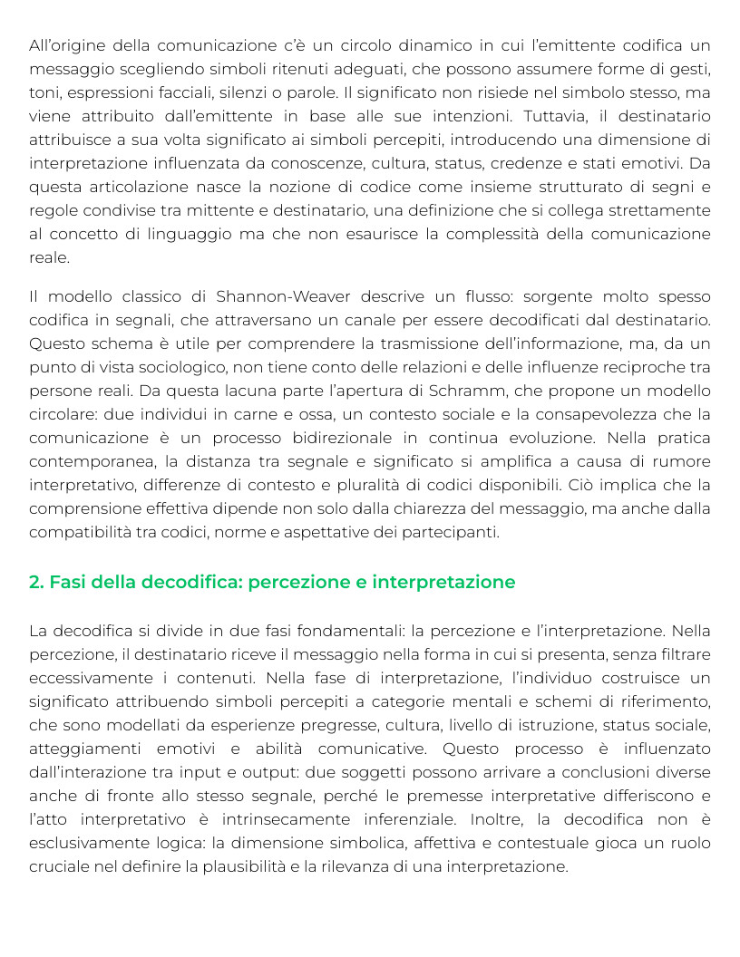 Riassunto di Teorie e tecniche della comunicazione di massa