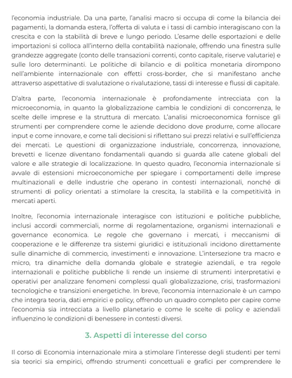 Riassunto di Economia Internazionale - MA1757