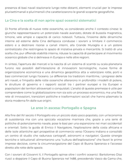 Riassunto di Storia della globalizzazione e dei mercati internazionali - MA1757