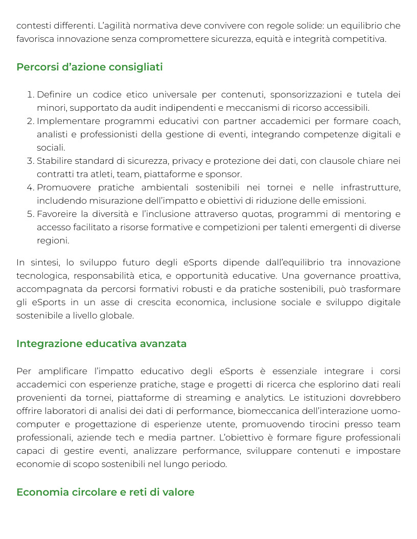 Riassunto di Economia e gestione delle imprese sportive