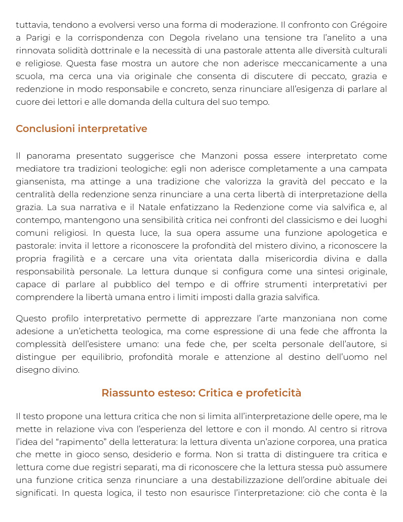 Riassunto di Letteratura italiana 2