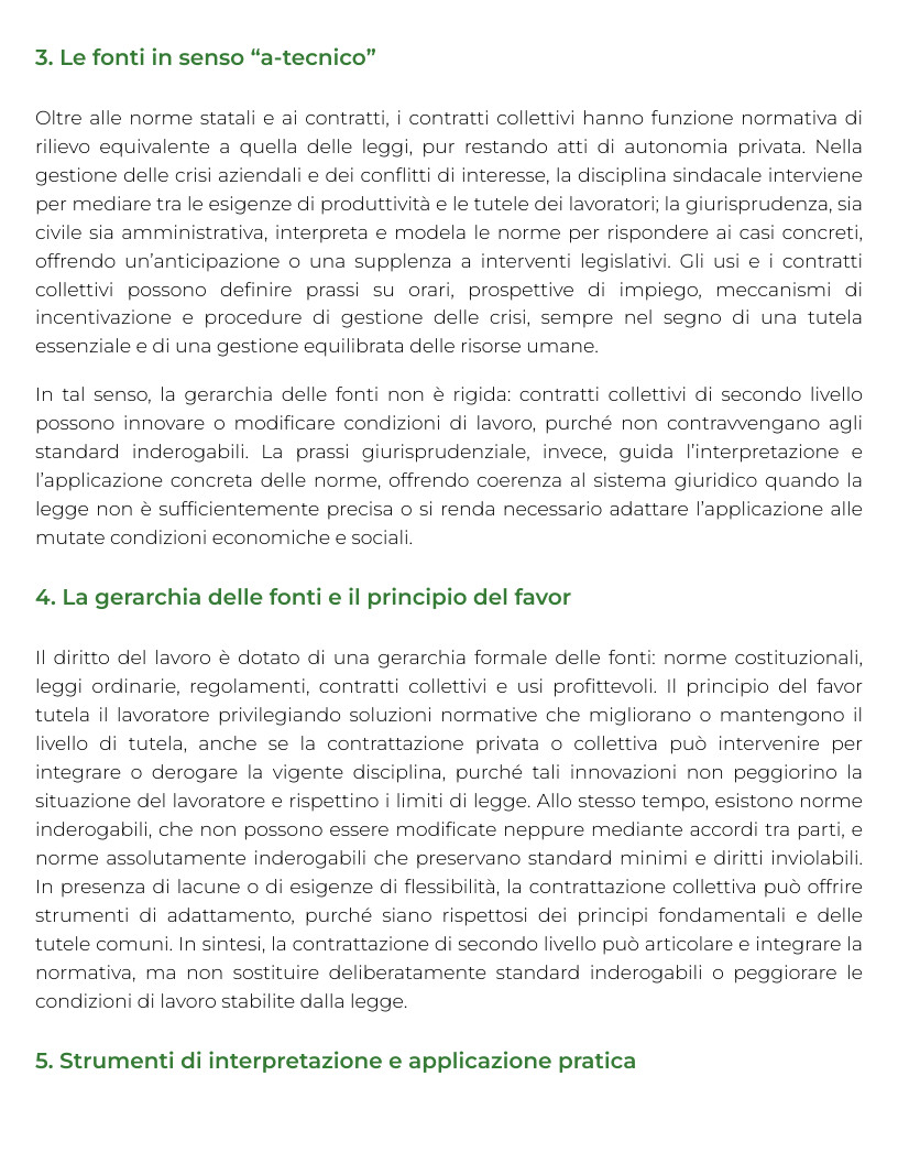 Riassunto di Diritto del lavoro e della sicurezza sul lavoro