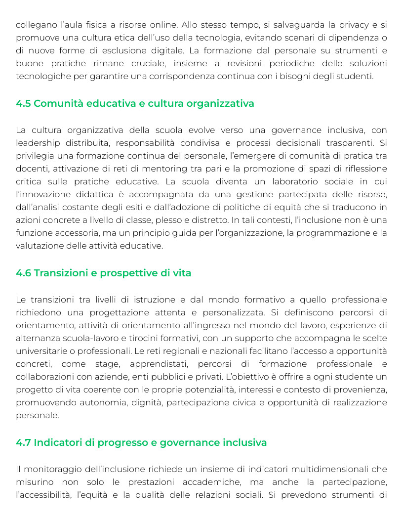 Riassunto di Didattica speciale — Pegaso