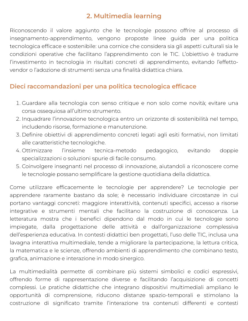 Riassunto di Pedagogia e didattica nell'ecosistema formativo