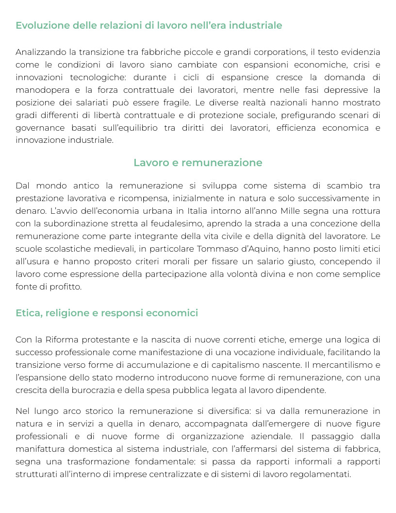 Riassunto di Dinamiche ed evoluzione delle politiche del lavoro - MA1757