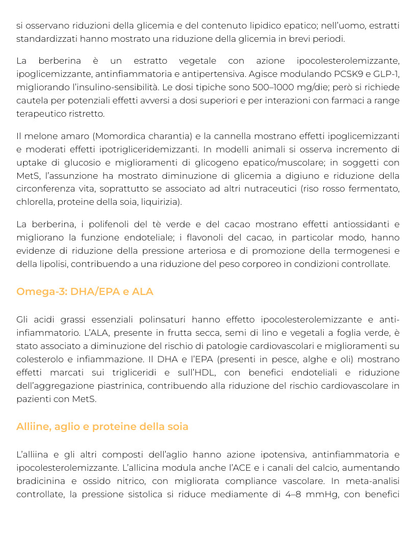 Riassunto di Sindrome metabolica e intestino