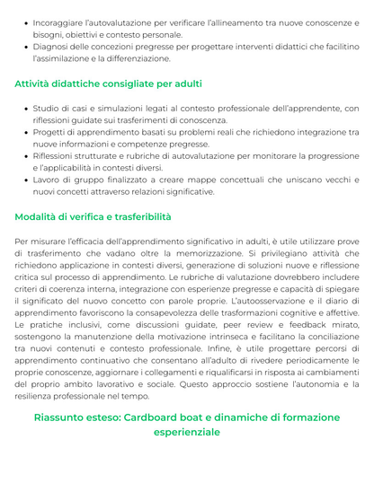 Riassunto di Educazione degli adulti