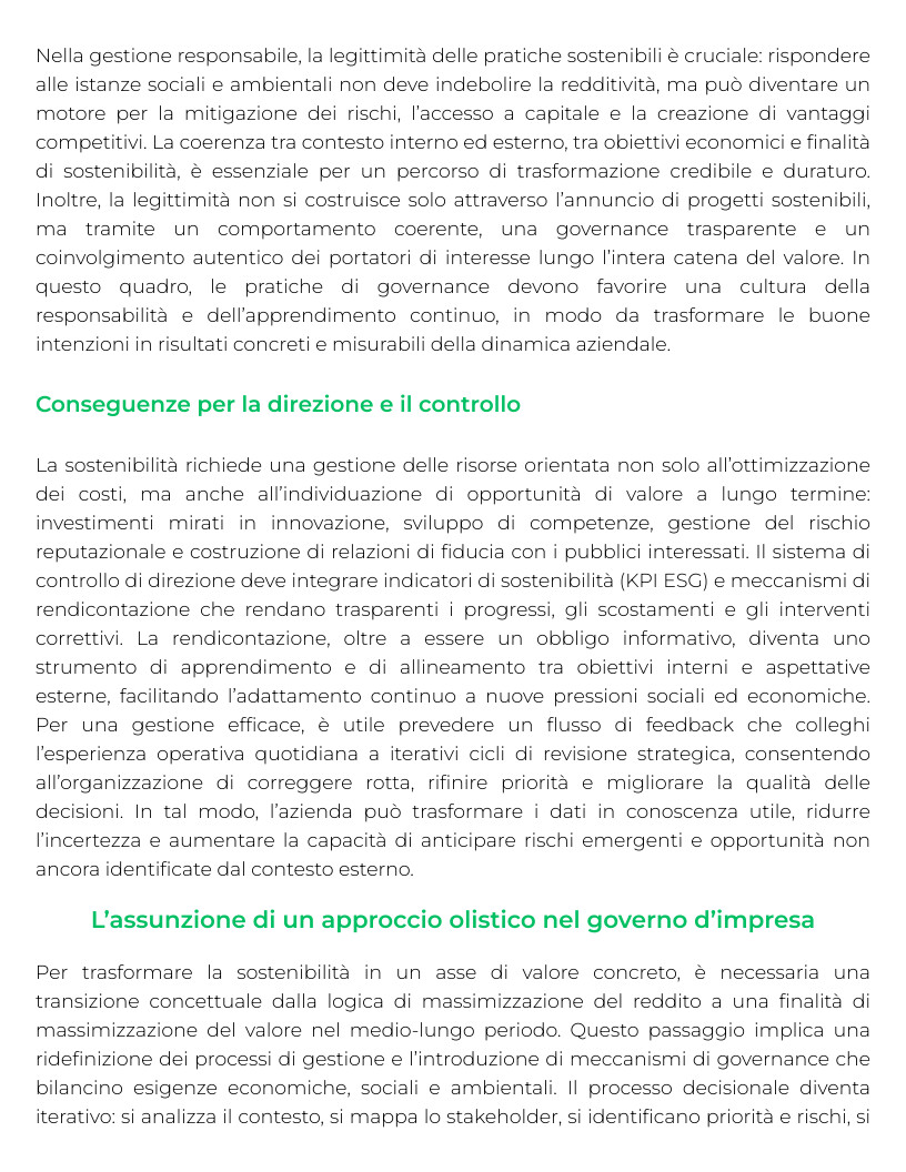 Riassunto di Management della sostenibilità nell'industria sportiva
