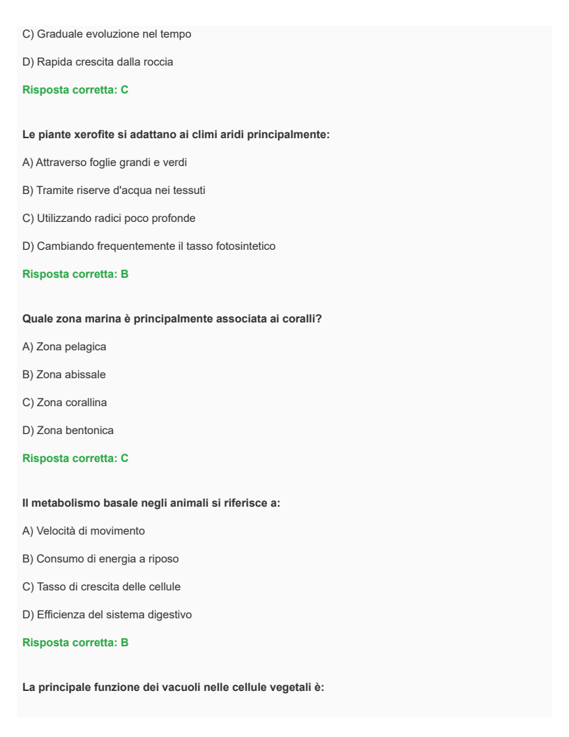 Zoologia Generale e Sistematica