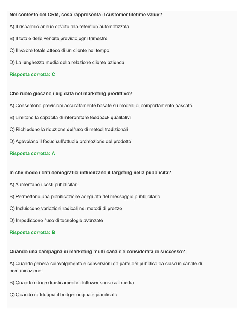 Marketing strategico ed operativo (Moda)