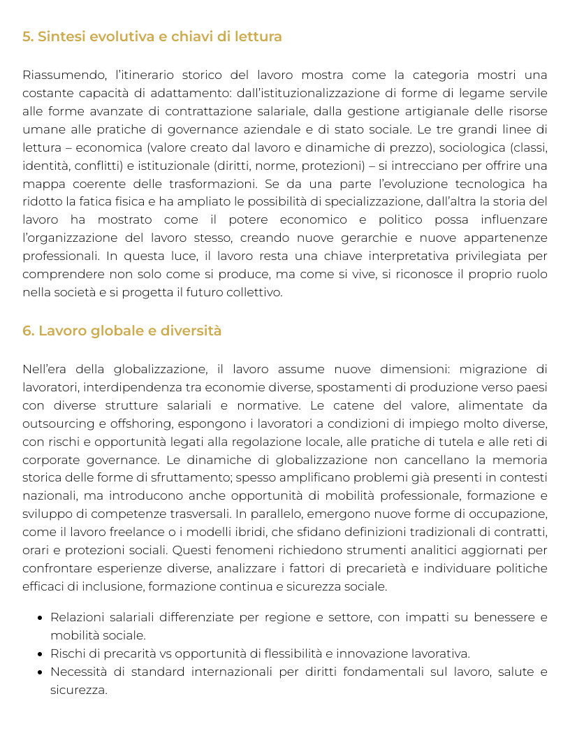 Riassunto di Dinamiche ed evoluzione delle politiche del lavoro - 0612206SECSP12I