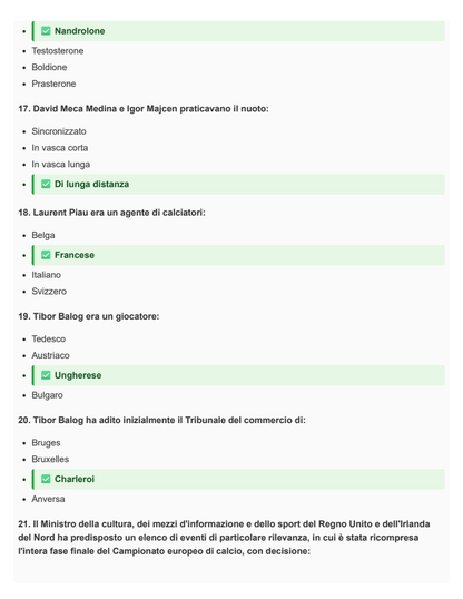 Legislazione sportiva dell'UE