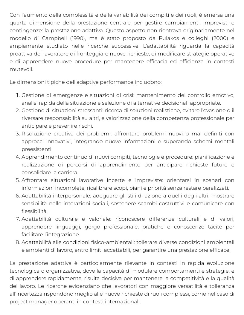 Riassunto di Psicologia del lavoro e delle organizzazioni