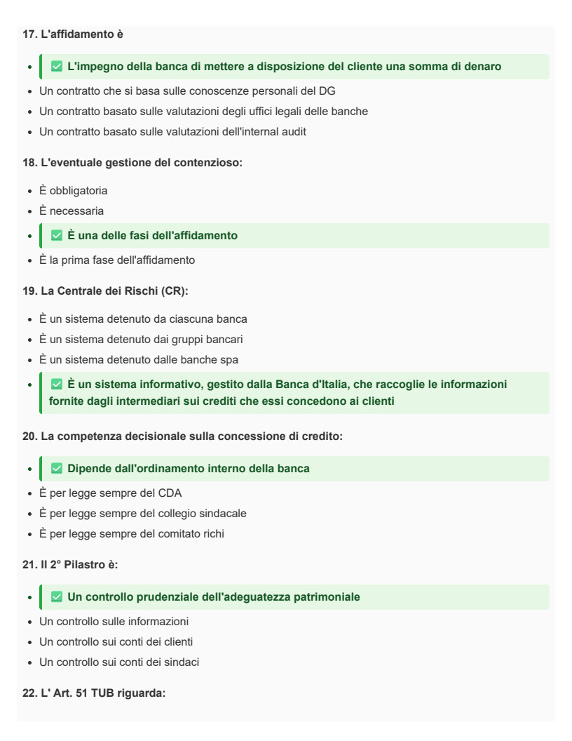 Diritto Bancario e Finanziario