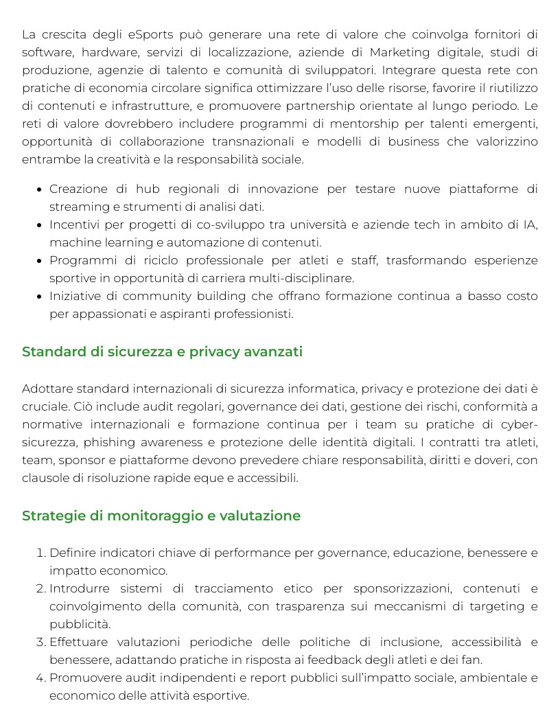 Riassunto di Economia e gestione delle imprese sportive