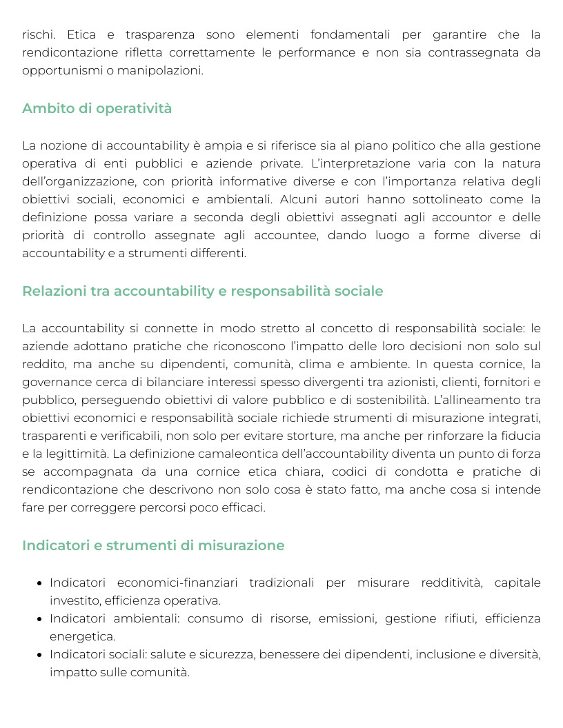 Riassunto di Sistemi di reporting, programmazione e controllo - MA1757