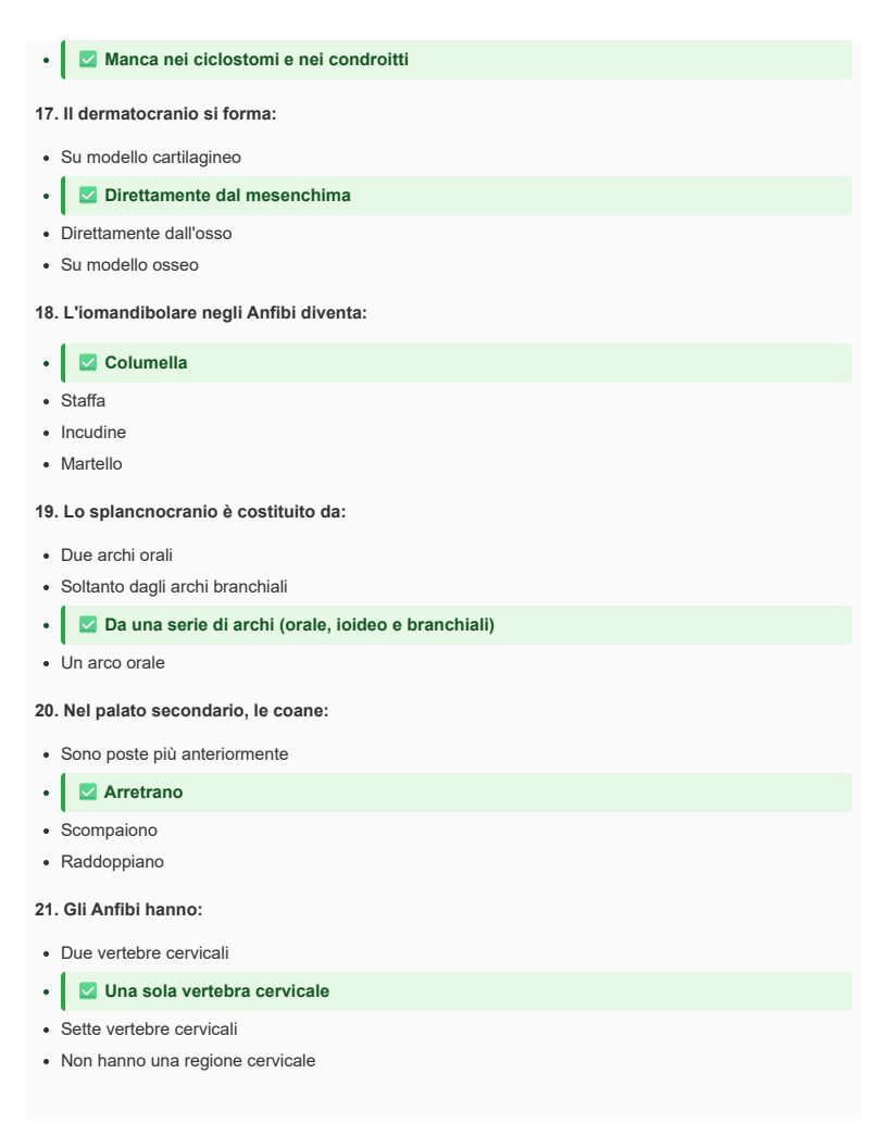 Citologia, Istologia e Anatomia Comparata dei Vertebrati