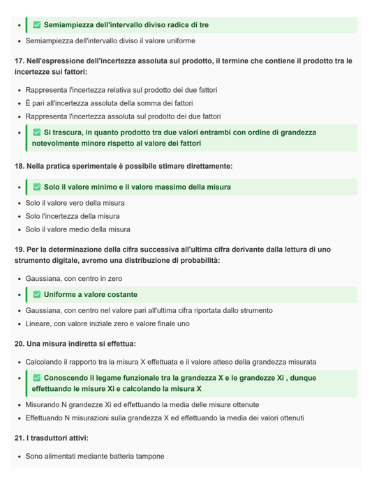 Elaborazione dei segnali e delle informazioni di misura