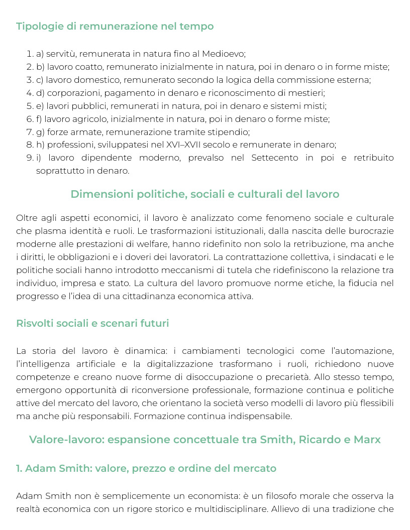 Riassunto di Dinamiche ed evoluzione delle politiche del lavoro - MA1757