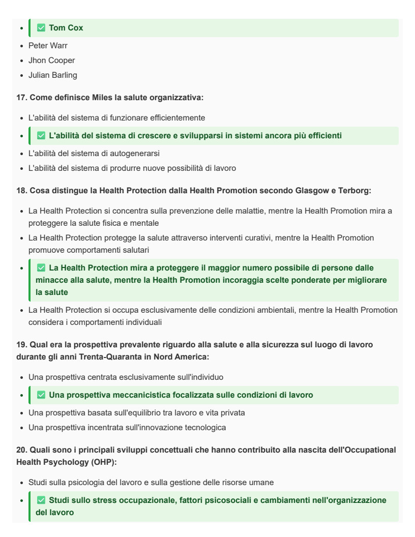 Psicologia del lavoro e delle organizzazioni