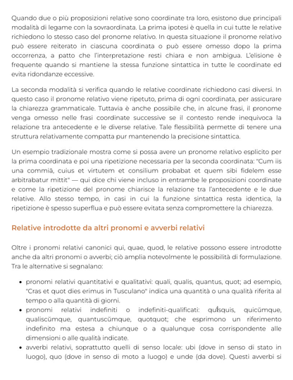 Riassunto di Lingua e letteratura latina — Pegaso