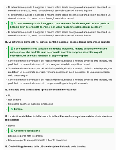 I bilanci degli operatori del mercato bancario e finanaziario