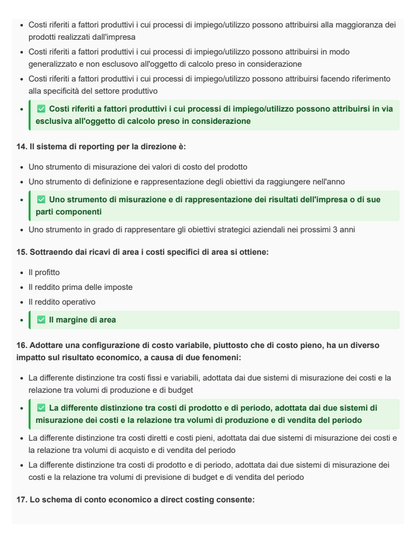 Sistemi di reporting, programmazione e controllo - MA1757