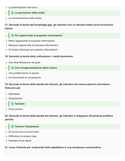 Teorie e tecniche della comunicazione di massa