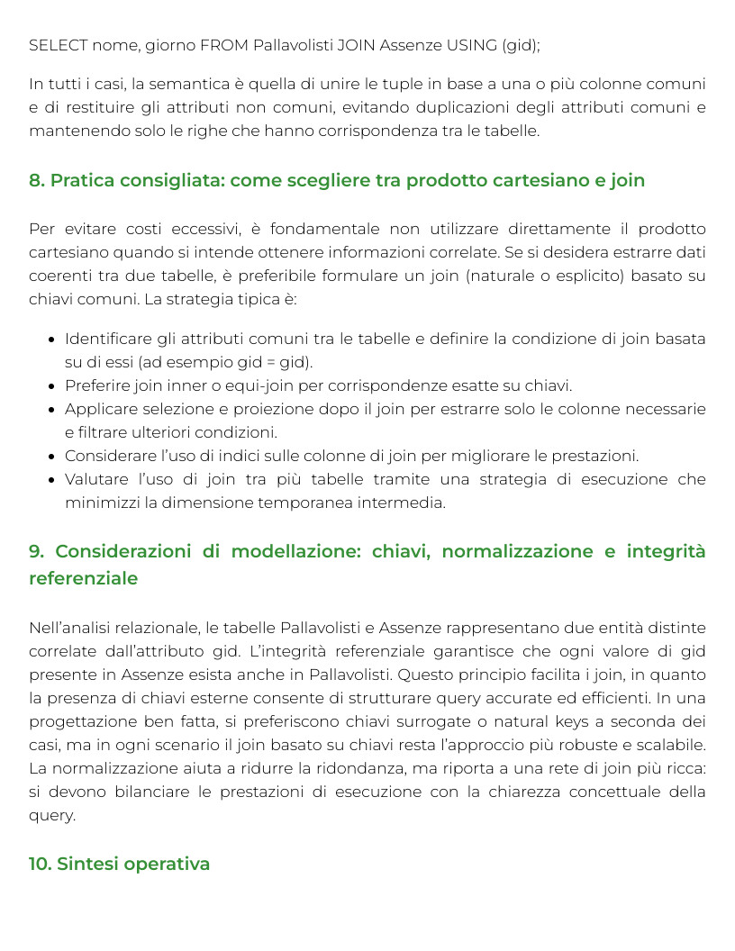 Riassunto di Strumenti informatici per lo sport