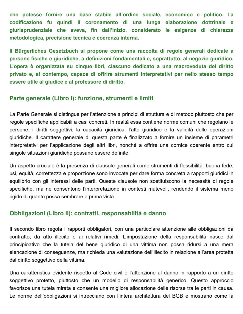 Riassunto di Diritto privato comparato