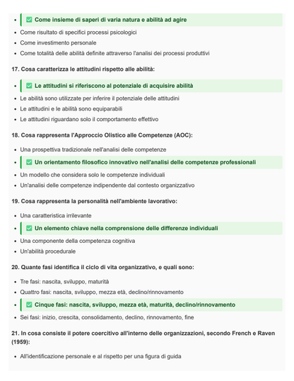 Psicologia del lavoro e delle organizzazioni