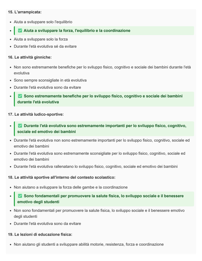 Metodi ed organizzazione delle attività ludico'sportive