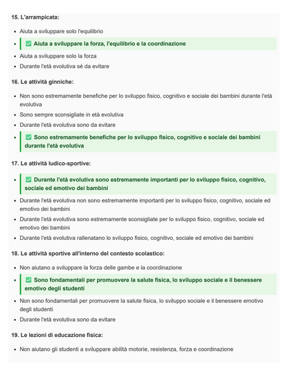 Metodi ed organizzazione delle attività ludico'sportive