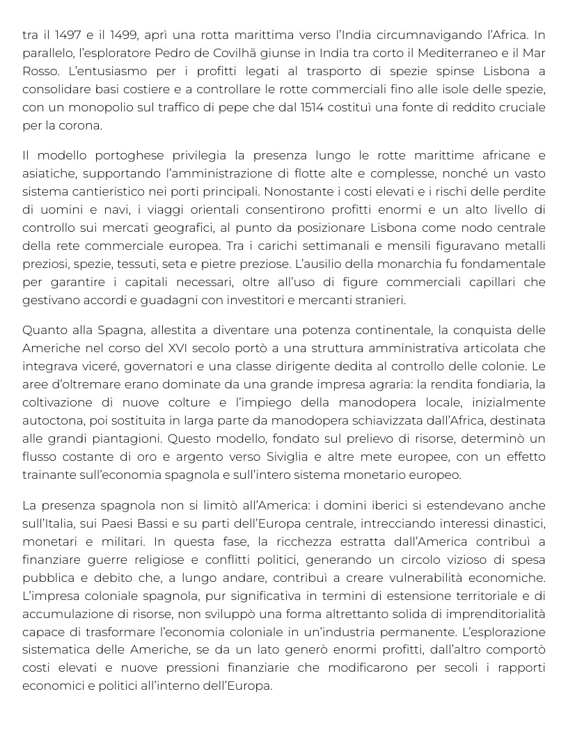 Riassunto di Storia della globalizzazione e dei mercati internazionali - MA1757