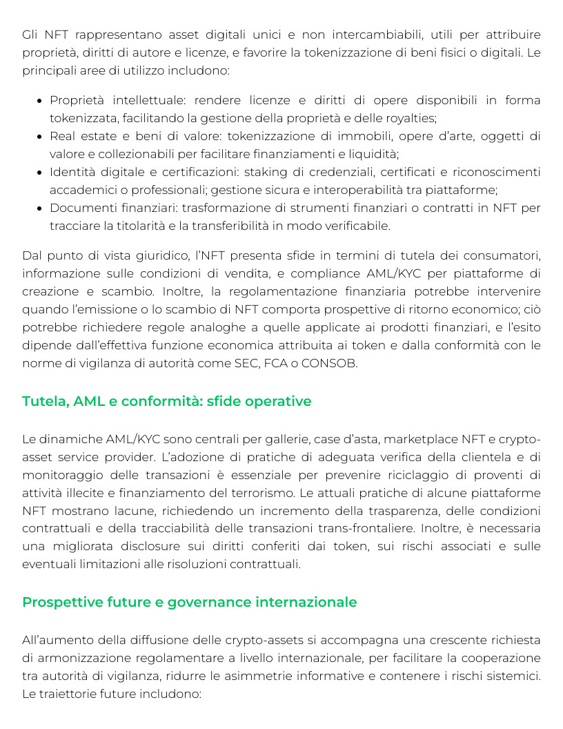 Riassunto di Tecnologia BLOCKCHAIN e diritto del FINTECH
