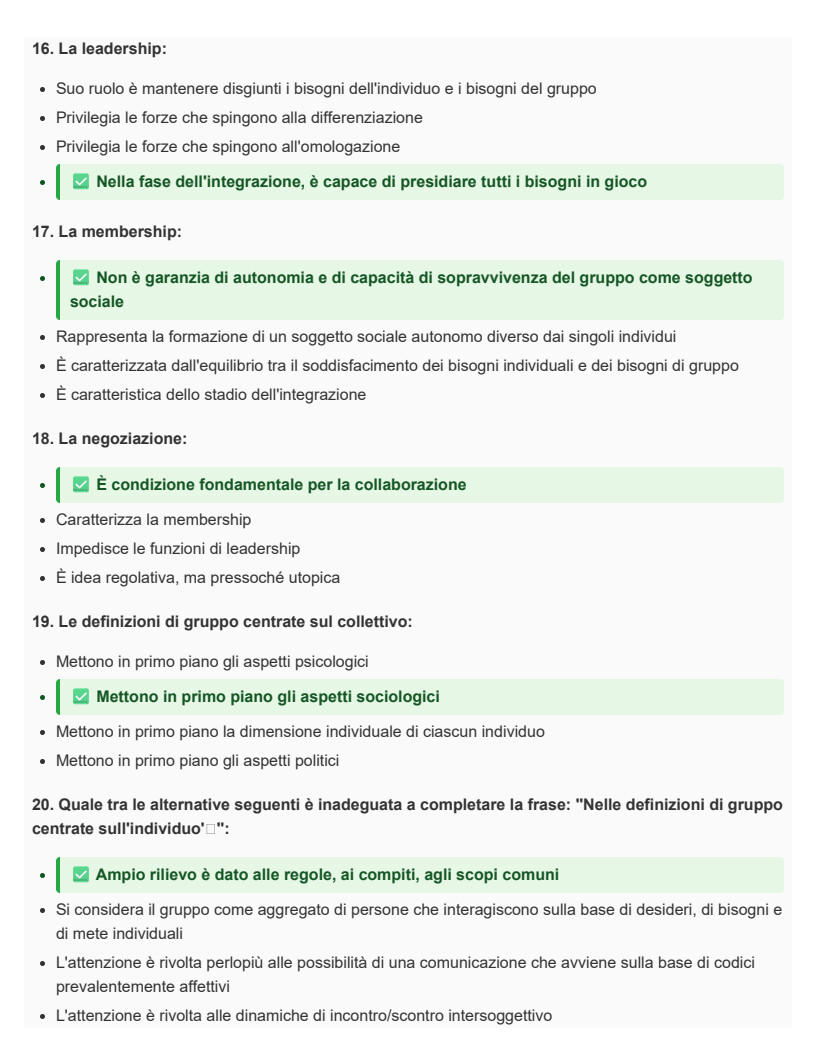 Educazione degli adulti + RIASSUNTO