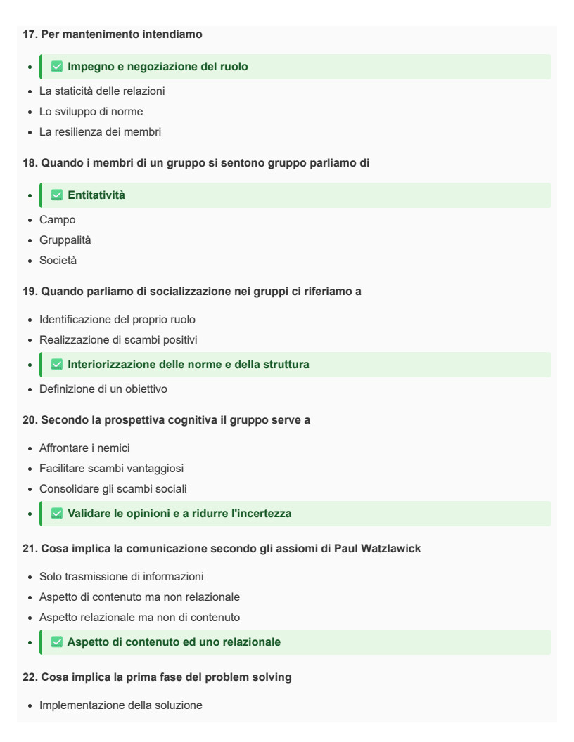 Gestione dei gruppi sportivi