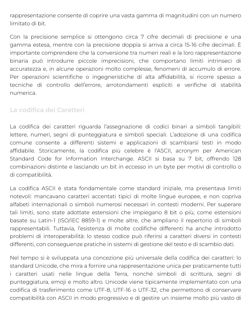 Riassunto di Informatica