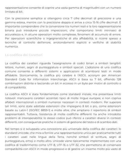 Riassunto di Informatica