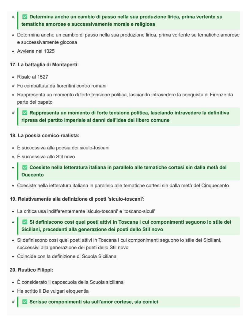 Letteratura Italiana